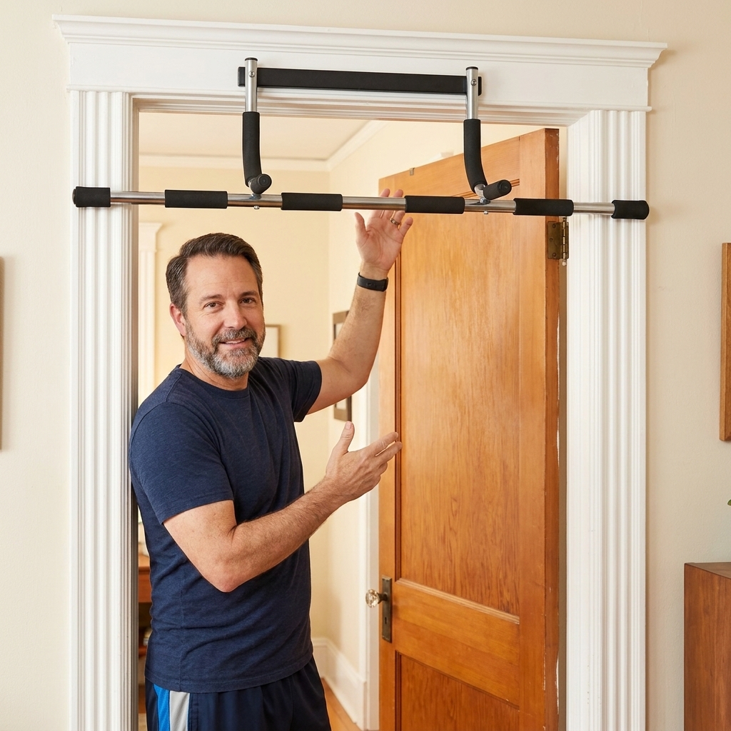 Pull-Up Progression With a Doorway Bar